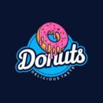 Donut logo design maker