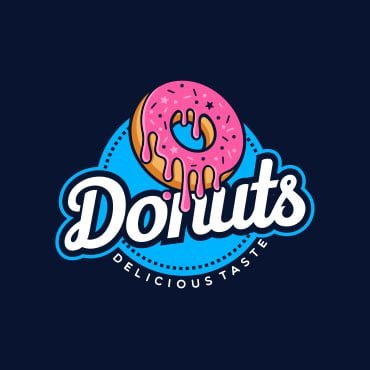 Donut and spa logos